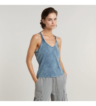 G-Star Spaghetti Blue Tank Top 