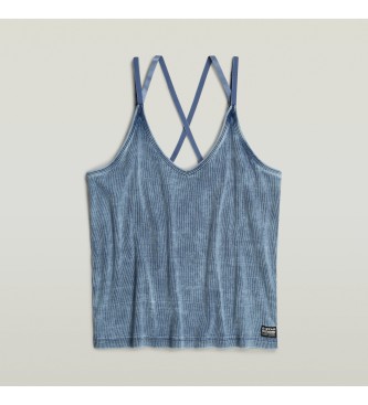 G-Star Spaghetti Blue Tank Top 