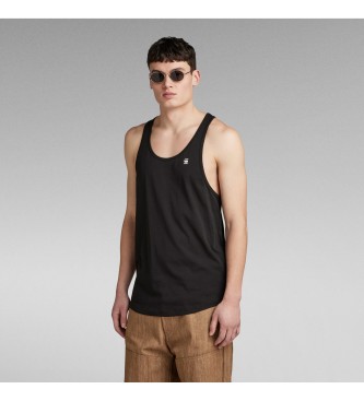 G-Star T-shirt nera con muscoli ciglia