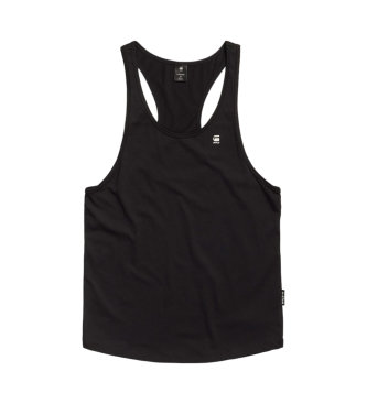 G-Star T-shirt nera con muscoli ciglia