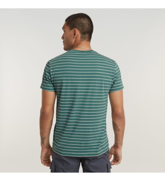 G-Star Stripe T-shirt green