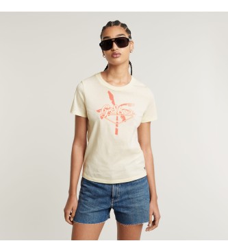 G-Star T-shirt zomer grafisch wit
