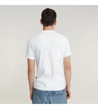 G-Star Camiseta Sunrise Slim blanco