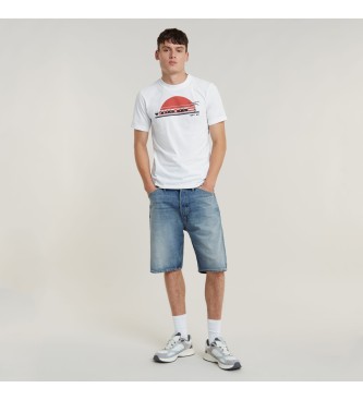 G-Star Sunrise Slim T-shirt hvid