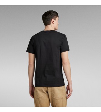 G-Star Camiseta Camo Box negro