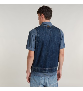 G-Star Gilet di jeans blu