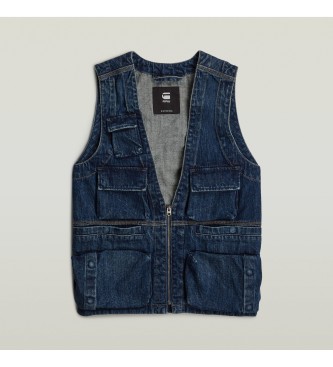 G-Star Gilet di jeans blu