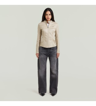 G-Star Lynn Bikerjacka beige