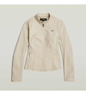 G-Star Lynn Bikerjacka beige