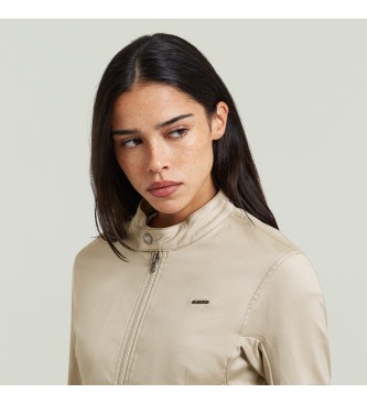 G-Star Lynn Bikerjacka beige
