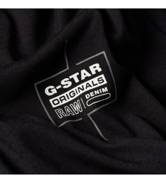 G-Star T-shirt Logtipo no peito preto