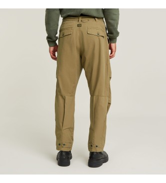 G-Star Relaxed fit fatigue trousers green