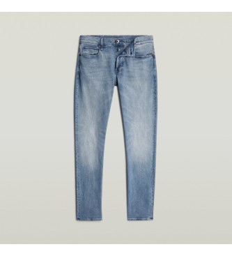 G-Star Jeans 3301 Regular Taps toelopend blauw