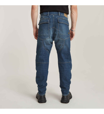 G-Star Dżinsy 3D Regular Tapered Denim Cargo w kolorze niebieskim