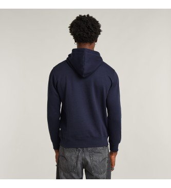 G-Star Hooded Sweatshirt Logo navy