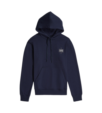 G-Star Hooded Sweatshirt Logo navy