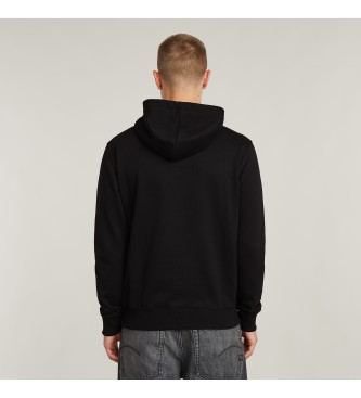 G-Star Hooded Sweatshirt Logo black