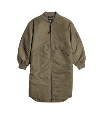 G-Star Cazadora Long Deconstructed Bomber taupe