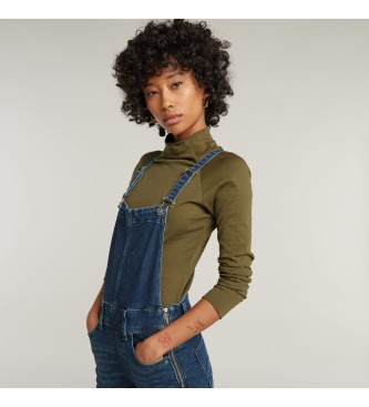 G-Star Eng anliegender Jumpsuit mit hoher Taille Lynn blau