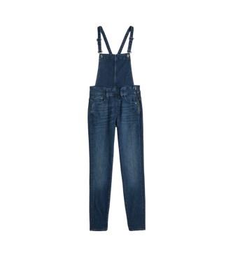 G-Star Eng anliegender Jumpsuit mit hoher Taille Lynn blau