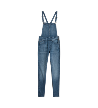 G-Star Aansluitende jumpsuit met hoge taille Lynn blauw