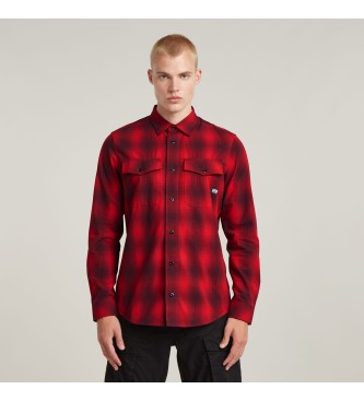 G-Star Camicia rossa Marine Slim