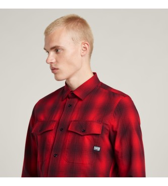 G-Star Camicia rossa Marine Slim