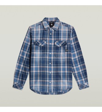 G-Star Camicia blu navy slim