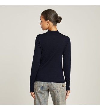 G-Star Mock knit jumper navy