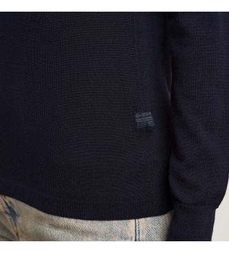 G-Star Mock knit jumper navy