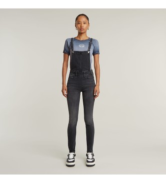 G-Star Tight sittande jumpsuit med hg midja Lynn blue