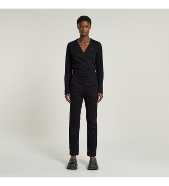 G-Star Jumpsuit med vide ben, sort