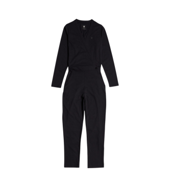 G-Star Jumpsuit med vide ben, sort