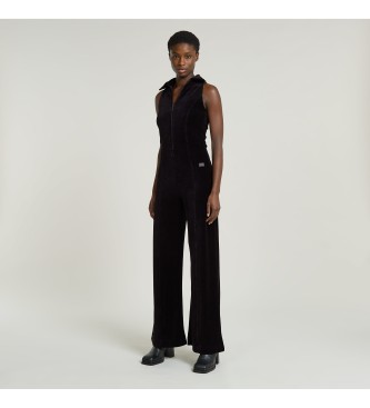 G-Star Mono Wide leg velvet negro