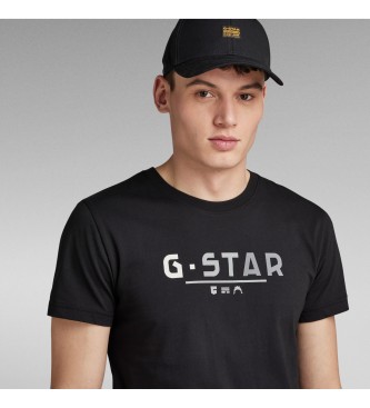 G-Star Multi Logo T-shirt zwart