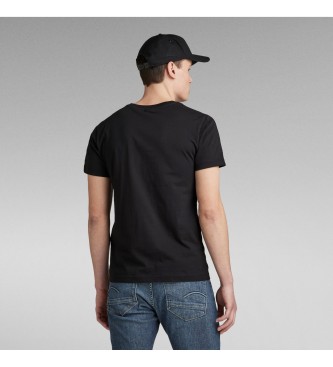 G-Star T-shirt nera multi logo