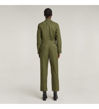 G-Star Overall Multi Zip Winter green