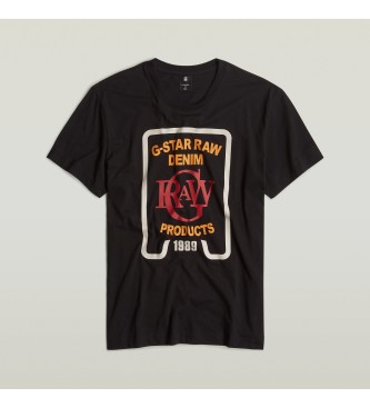 G-Star Graphic T-shirt black