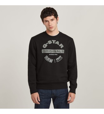 G-Star Sweat logo Originals noir