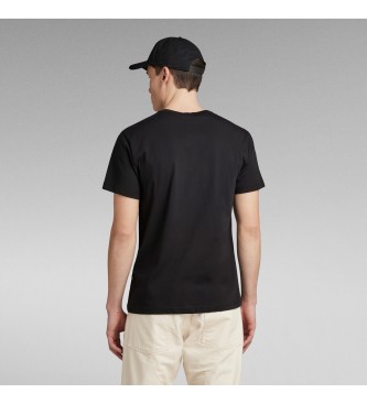 G-Star Painted Raw T-shirt schwarz