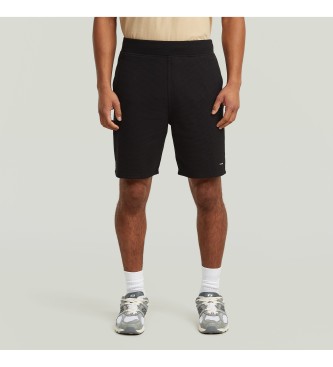G-Star Schwarze strukturierte Strickshorts