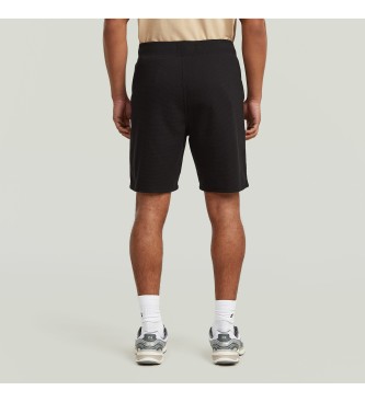 G-Star Schwarze strukturierte Strickshorts