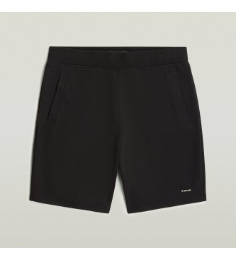 G-Star Schwarze strukturierte Strickshorts