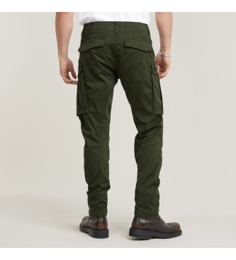 G-Star Rovic 3D Redne hlače s stožčastim robom zelena