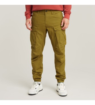 G-Star Spodnie cargo 3D Regular Tapered Cuffed brązowe