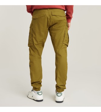 G-Star Pantaloni cargo marroni con risvolto affusolato regolare 3D