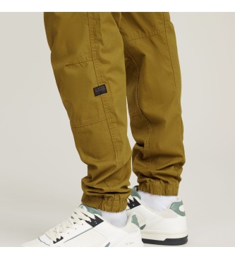 G-Star Pantaloni cargo marroni con risvolto affusolato regolare 3D