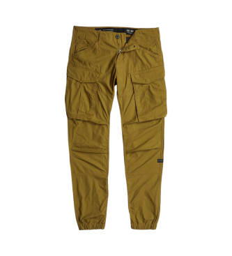 G-Star Pantaloni cargo marroni con risvolto affusolato regolare 3D