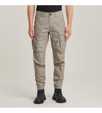 G-Star Pantaloni cargo grigi con risvolto affusolato regolare 3D