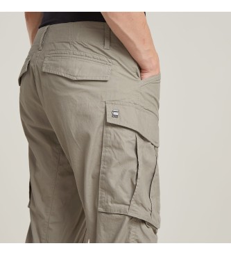 G-Star Pantaloni cargo grigi con risvolto affusolato regolare 3D